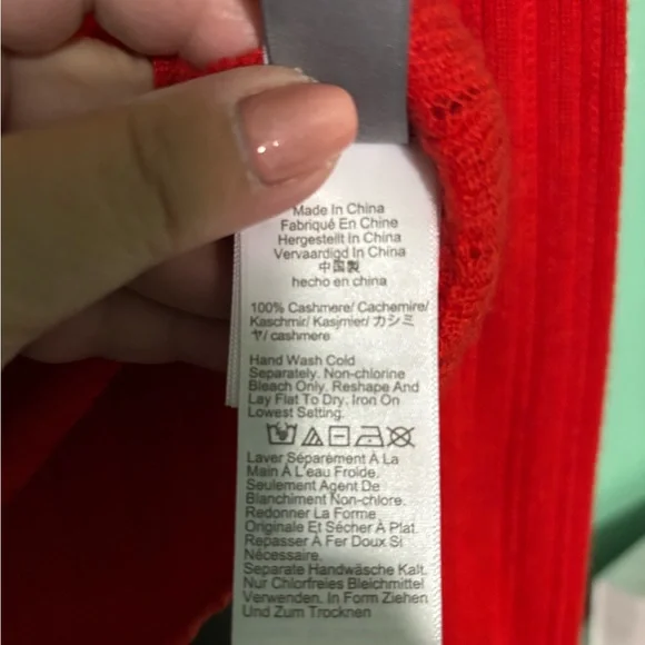 J. Crew Women's Vibrant Red Cardigan - Picture 5 of 5